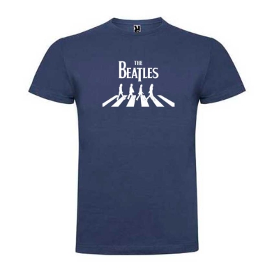 Camiseta The Beatles azul