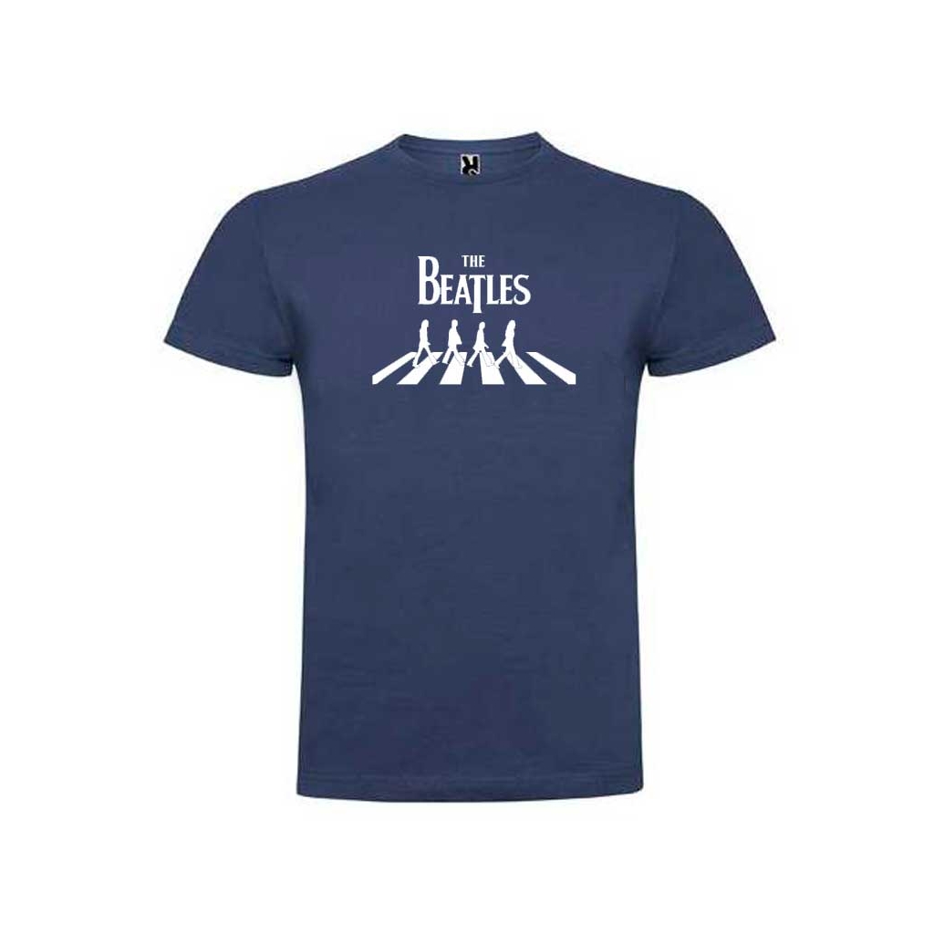 Camiseta The Beatles azul
