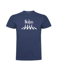 Camiseta The Beatles azul