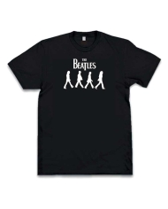 Camiseta mujer The Beatles negra