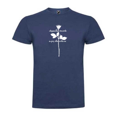Camiseta azul Depeche Mode Camiseta azul Depeche Mode