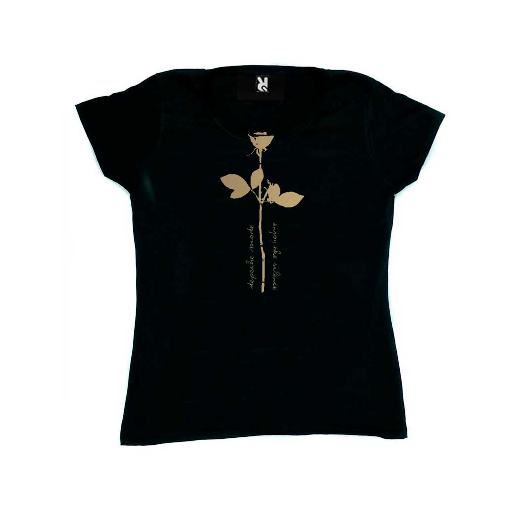 Camiseta negra mujer Depeche Mode enjoy the silence