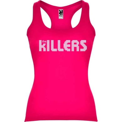 Camiseta tirante fucsia The killers