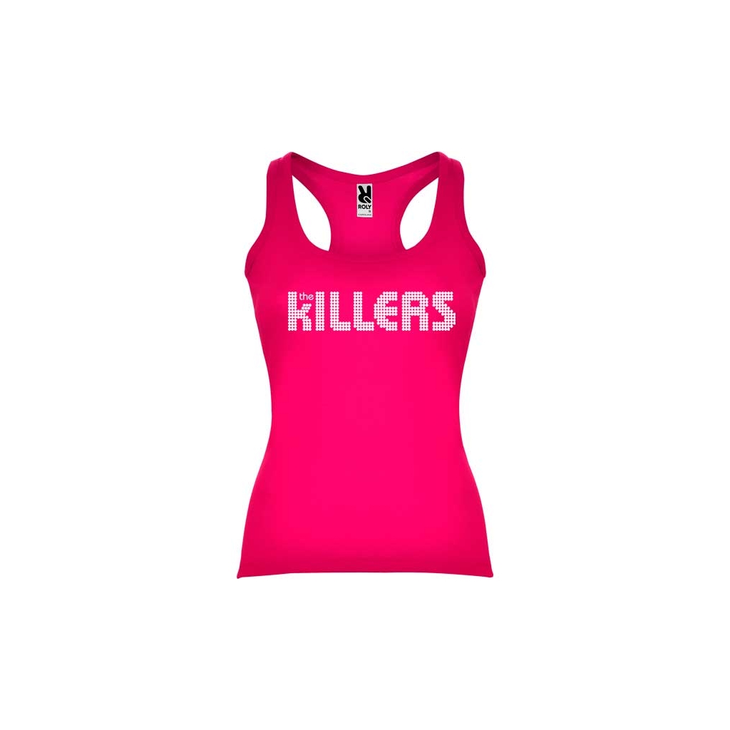 Camiseta tirante fucsia The killers