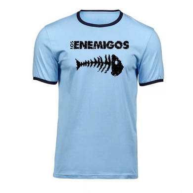 Camiseta Los enemigos ringer Raspa