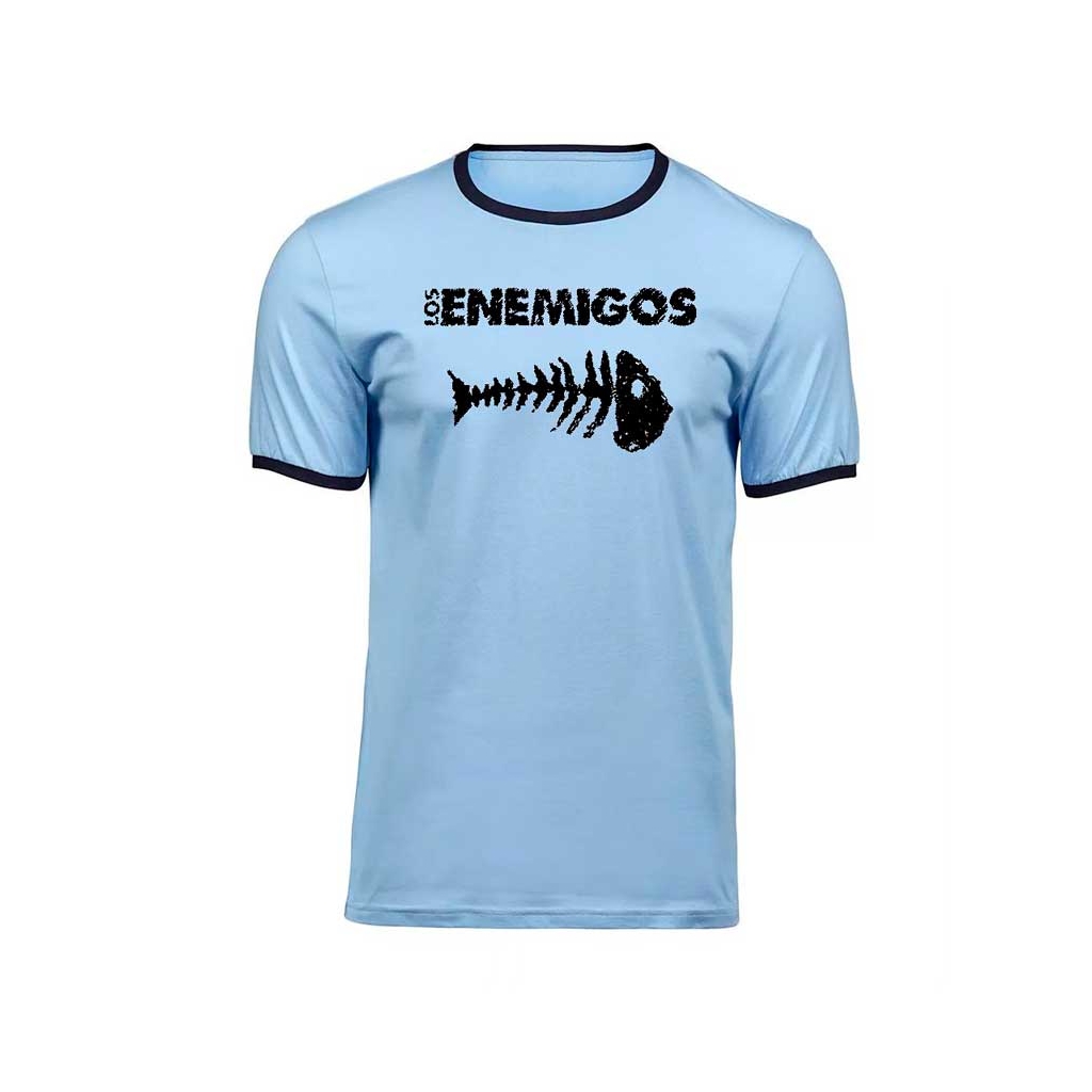 Camiseta Los enemigos ringer Raspa