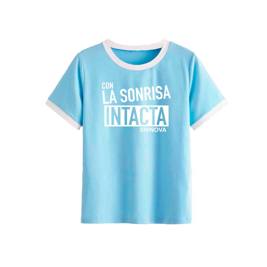 Camiseta mujer Shinova sonrisa intacta