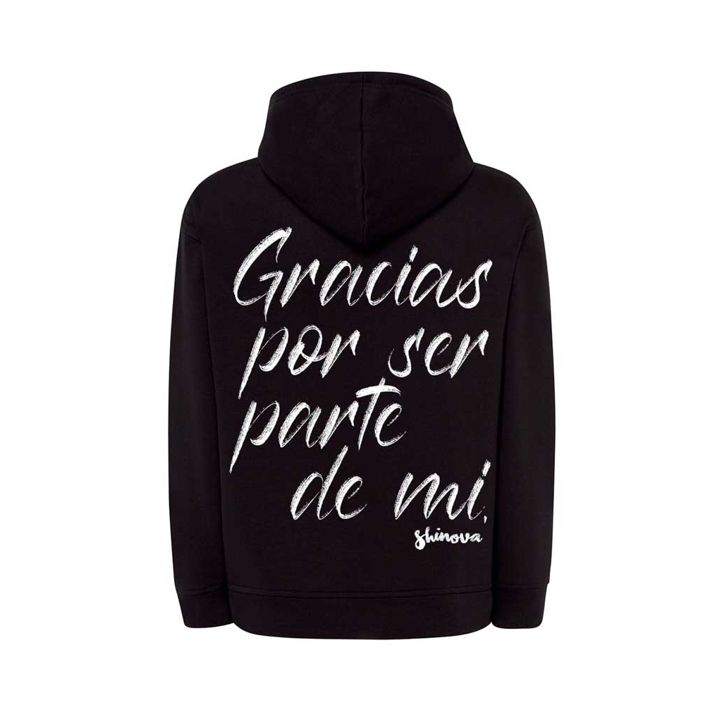 Sudadera negra Shinova te debo una canción