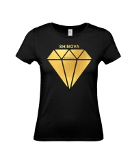 Camiseta mujer Shinova El presente oro