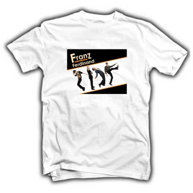 Camiseta Franz Ferdinand blanca