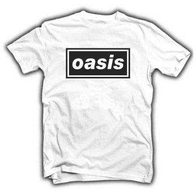 Camiseta blanca Oasis