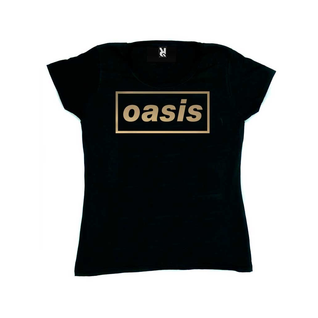 Camiseta negra mujer Oasis