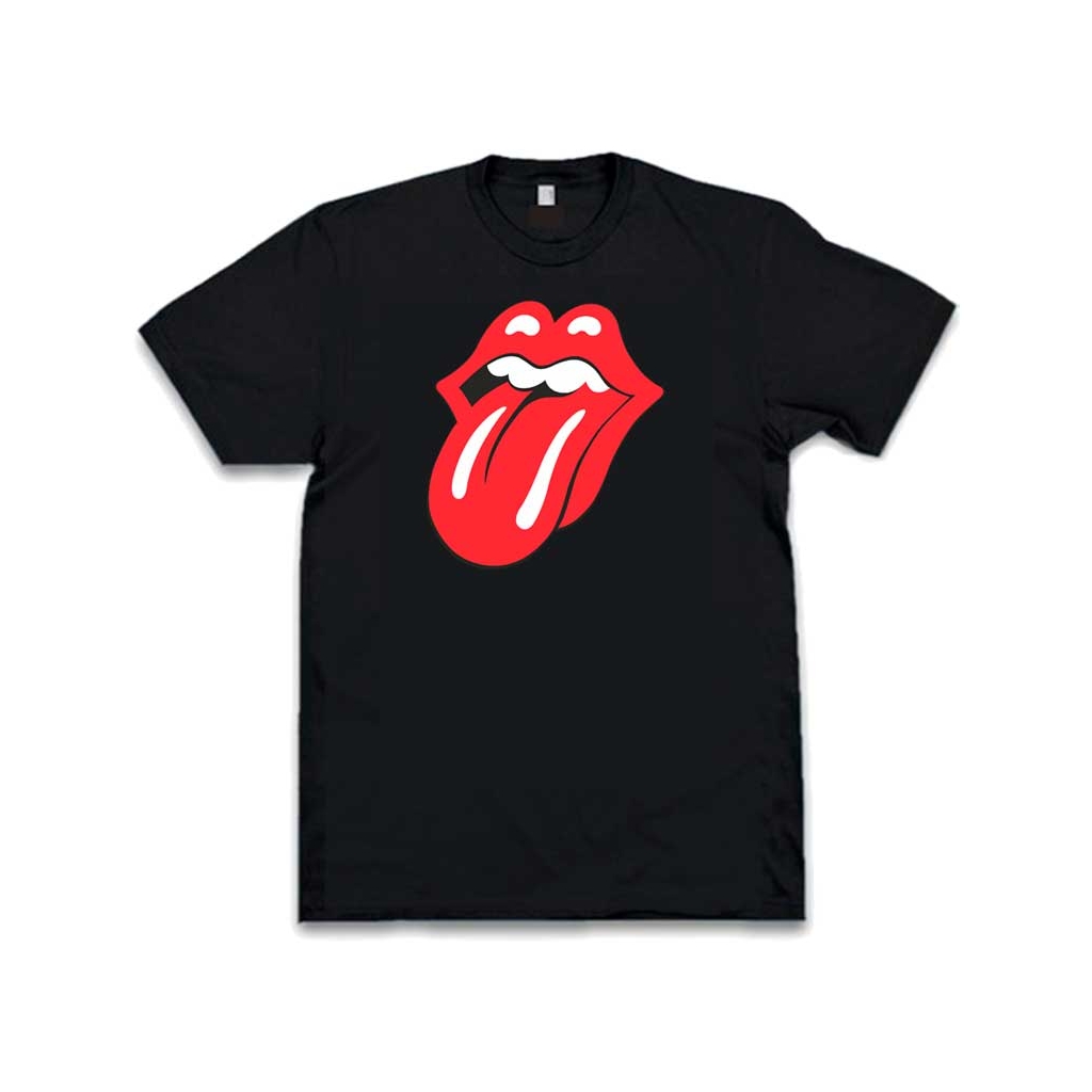 Camiseta Rolling Stones negra