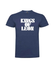 Camiseta Kings of leon Azul Camiseta Kings of leon Azul