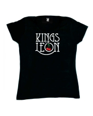 Camiseta mujer Kings of leon logo cerezas Camiseta mujer Kings of leon logo cerezas