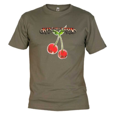 Camiseta Kings of leon Kaki cerezas