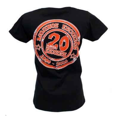 Camiseta Mujer Mojinos escozios Estrella 20 Aniversario