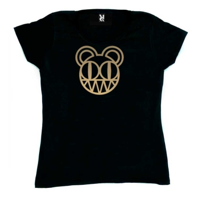 Camiseta Mujer Radiohead dorado