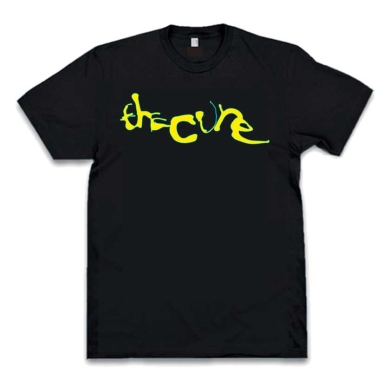 Camiseta The Cure logo amarillo
