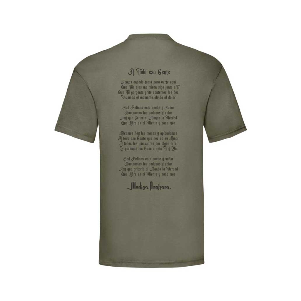 Camiseta kaki Medina Azahara  a toda esa gente