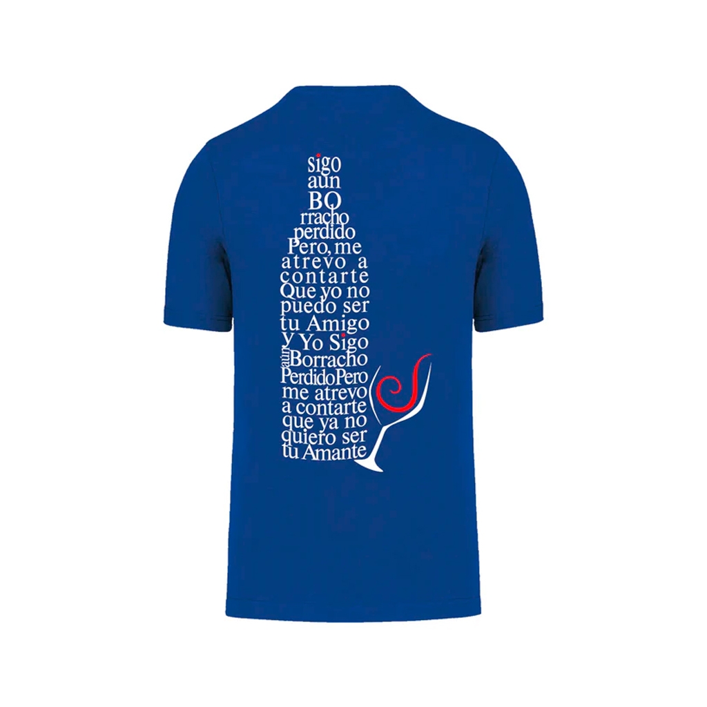 Camiseta azul Lori Meyers y con las ganas