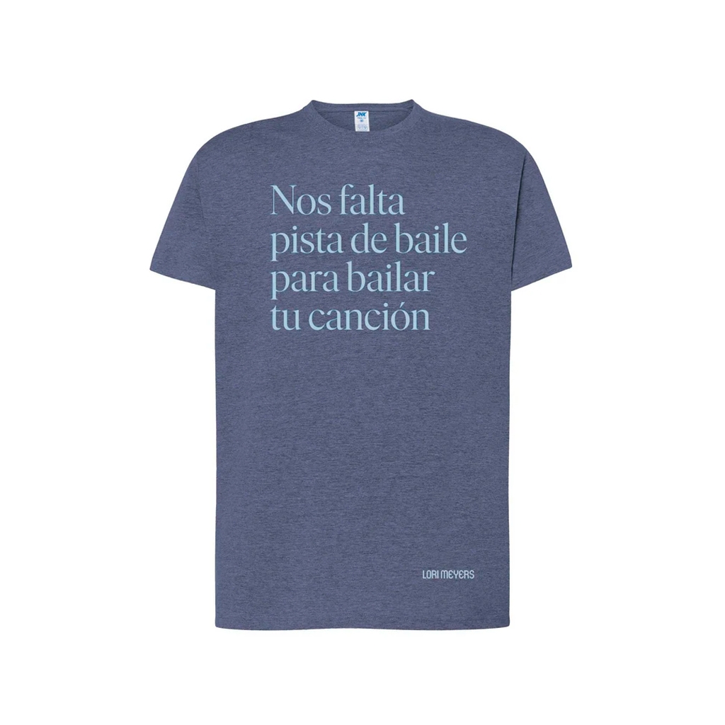 Camiseta navy Lori Meyers nos falta pista de baile