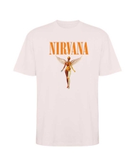 Camiseta negra Nirvana oversize