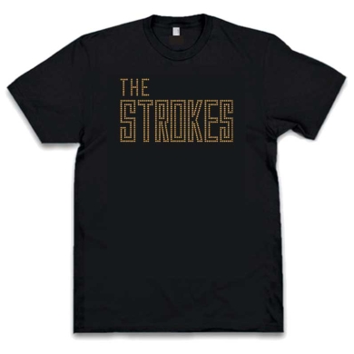 Camiseta negra The strokes luces