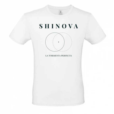 Camiseta blanca Shinova Tormenta perfecta
