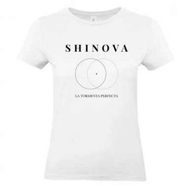 Camiseta mujer blanca Shinova Tormenta perfecta