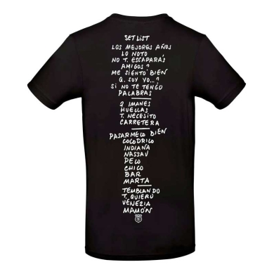 Camiseta Hombres G setlist