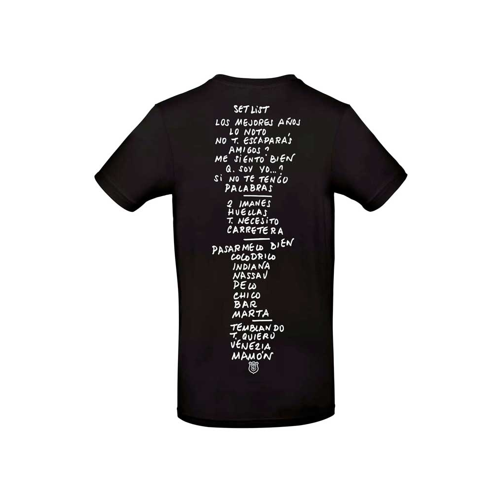 Camiseta Hombres G setlist