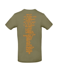 Camiseta Kaki Hombres G setlist