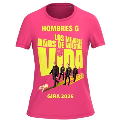 Camiseta mujer Hombres G setlist