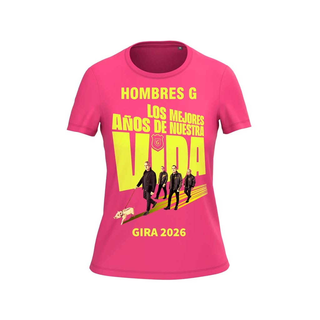 Camiseta mujer Hombres G setlist
