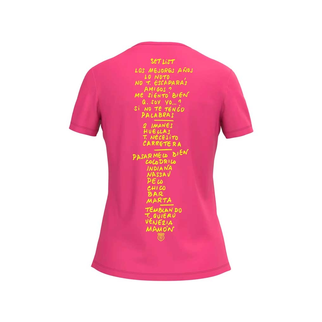 Camiseta mujer Hombres G setlist
