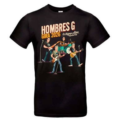 Camiseta Hombres G gira 2026