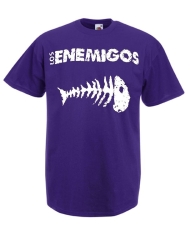 Camiseta Mujer Los enemigos Raspa Morada