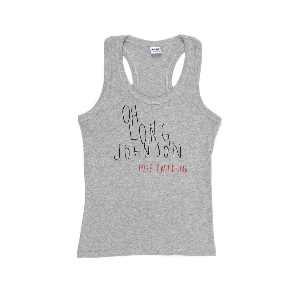 Camisetas tirante mujer Miss Caffeina gris