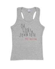 Camisetas tirante mujer Miss Caffeina gris