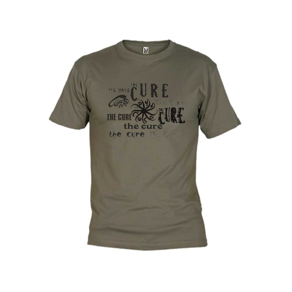 Camiseta The Cure Logos Kaki
