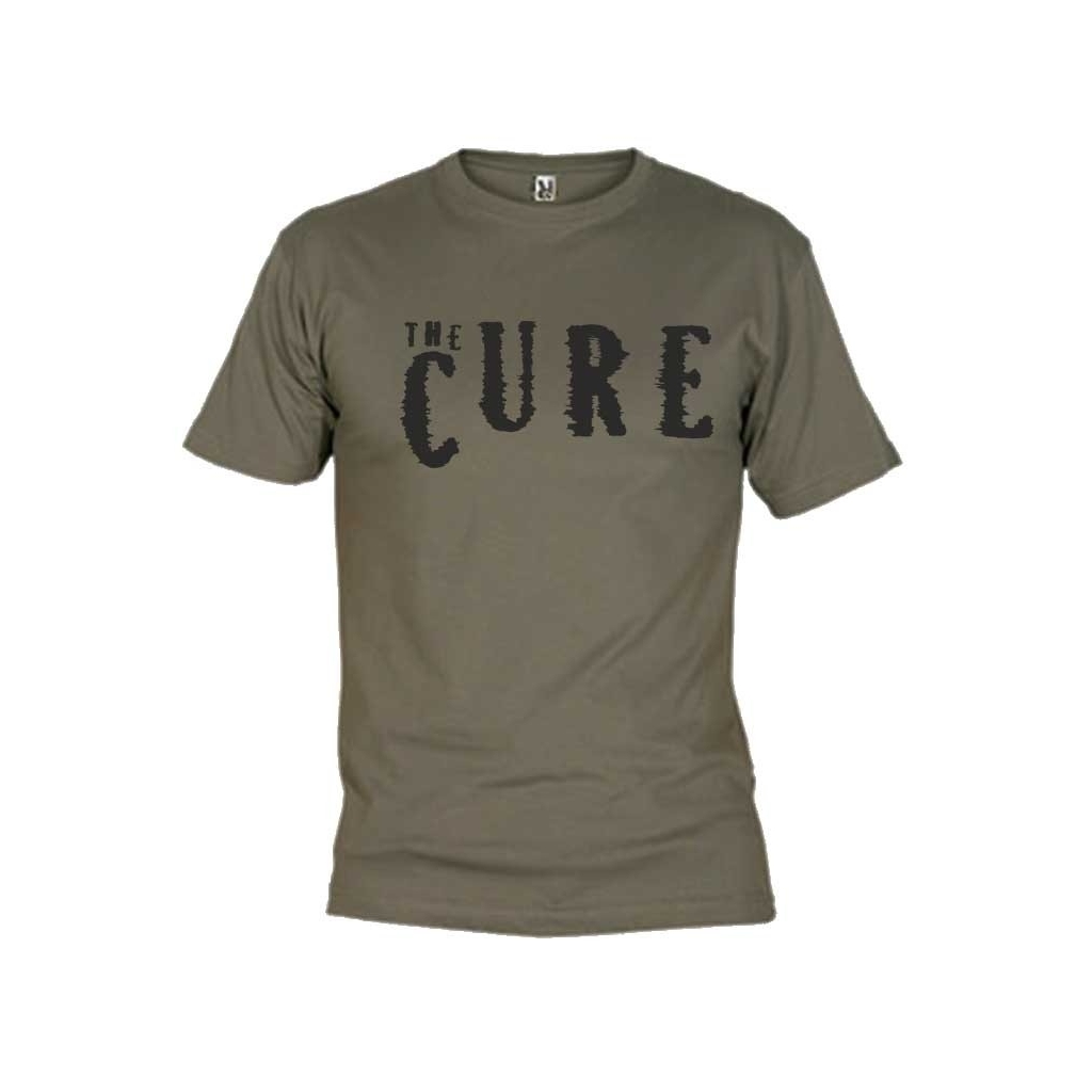 Camiseta The Cure Letrero Kaki