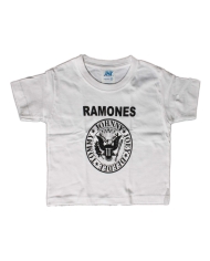 Camiseta niño Ramones Logo Blanca