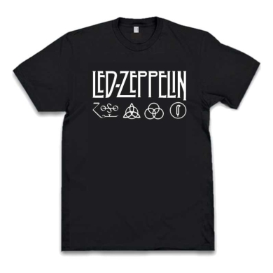 Camiseta Led  Zeppelin zoso