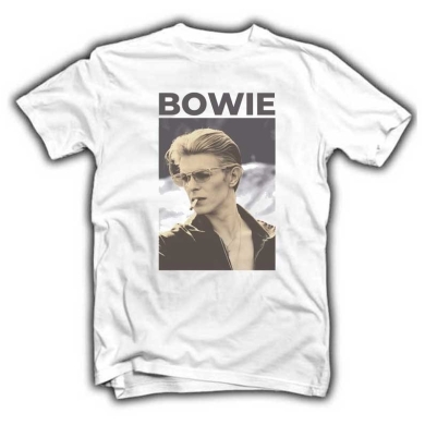 Camiseta  David Bowie smoking