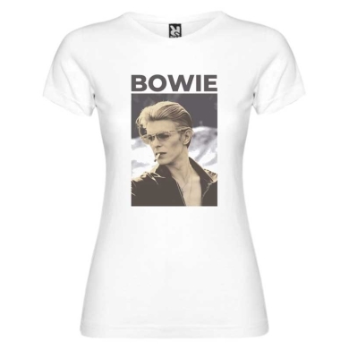 Camiseta mujer David Bowie smoking