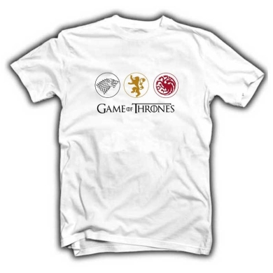 Camiseta Juego de Tronos Blanca
