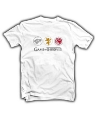 Camiseta Juego de Tronos Blanca